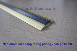 Nẹp mặt bằng thông phòng NCP8.0 màu vàng